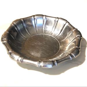 Vintage Fruit or bread server stainless steel